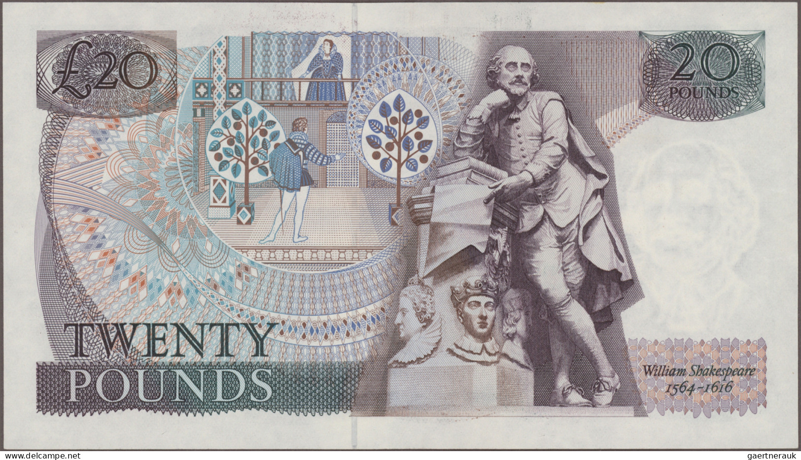 Great Britain: Bank of England, large set with 8 banknotes, series ND(1971-93),