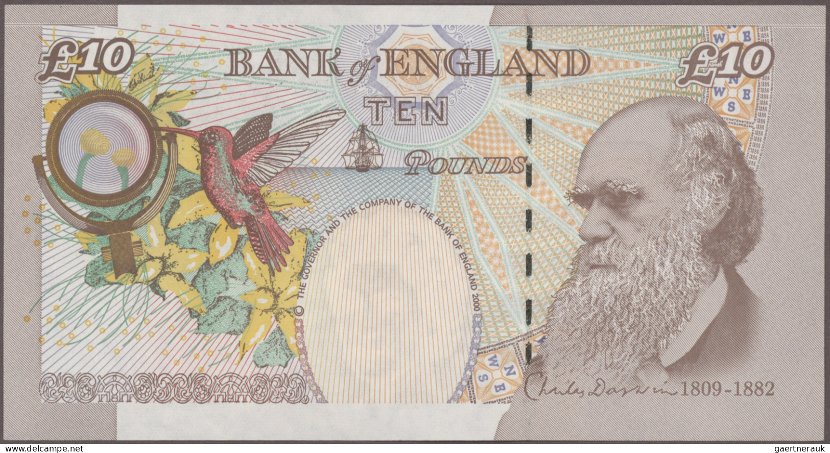 Great Britain: Bank Of England, Lot With 8 Banknotes, Series 1999-2016, With 2x - Sonstige & Ohne Zuordnung