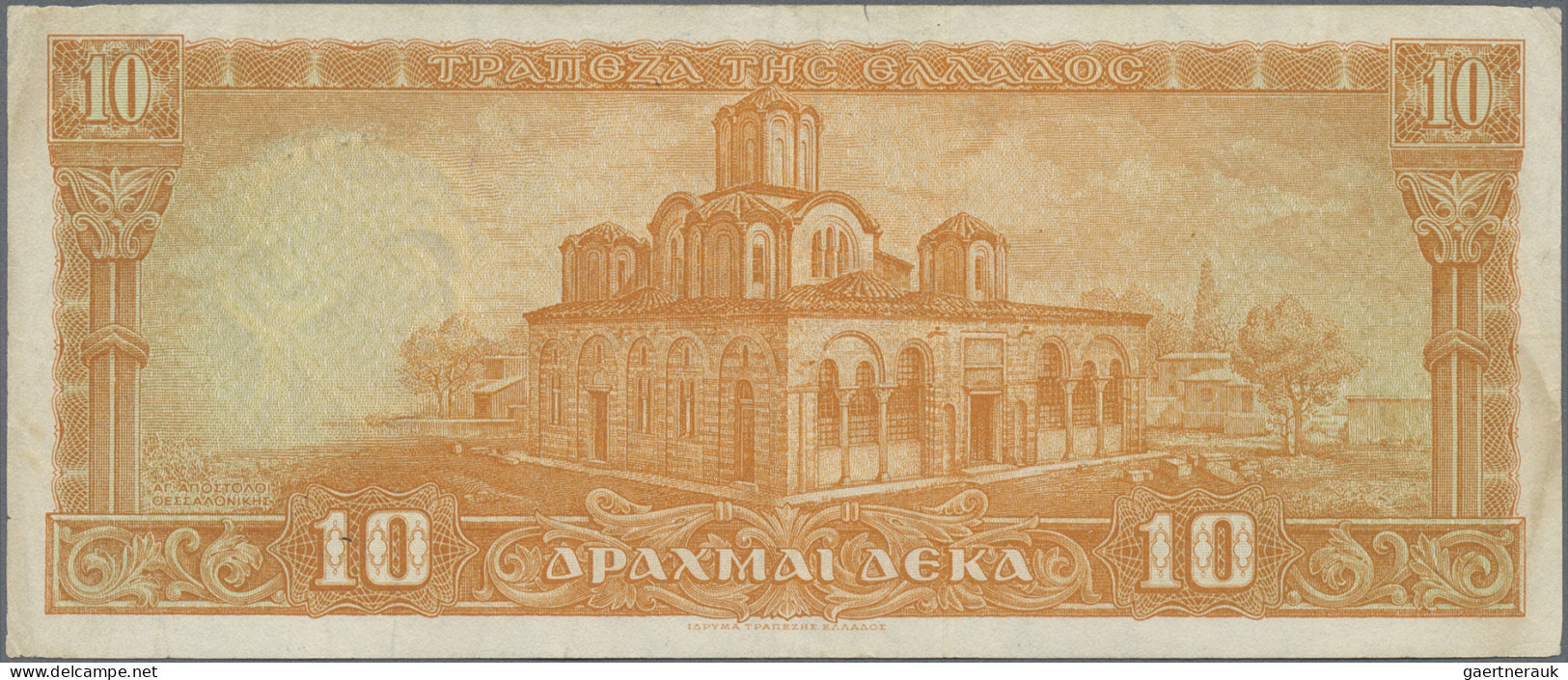 Greece: Bank Of Greece, Lot With 6 Banknotes, Comprising 20.000 Drachmai 1949 (P - Griekenland