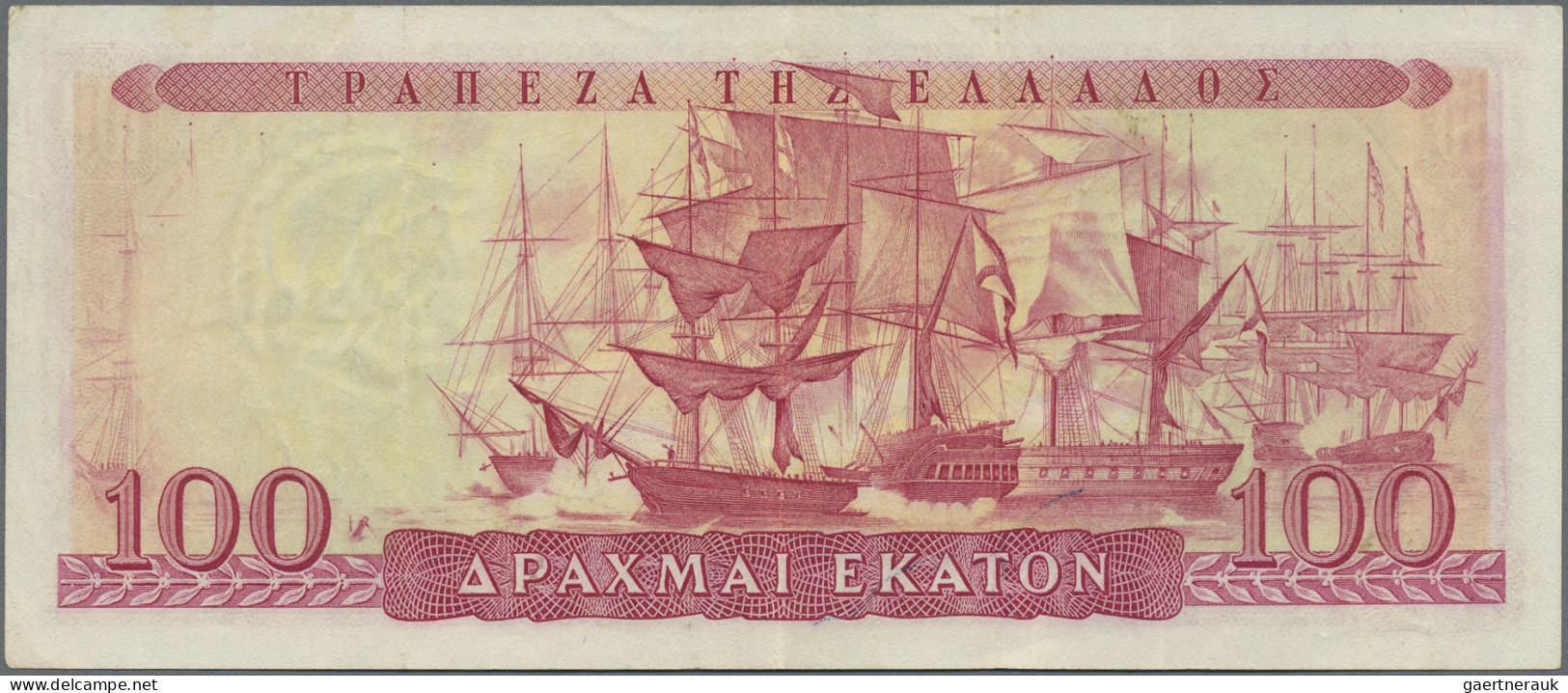 Greece: Bank Of Greece, Lot With 6 Banknotes, Comprising 20.000 Drachmai 1949 (P - Griechenland