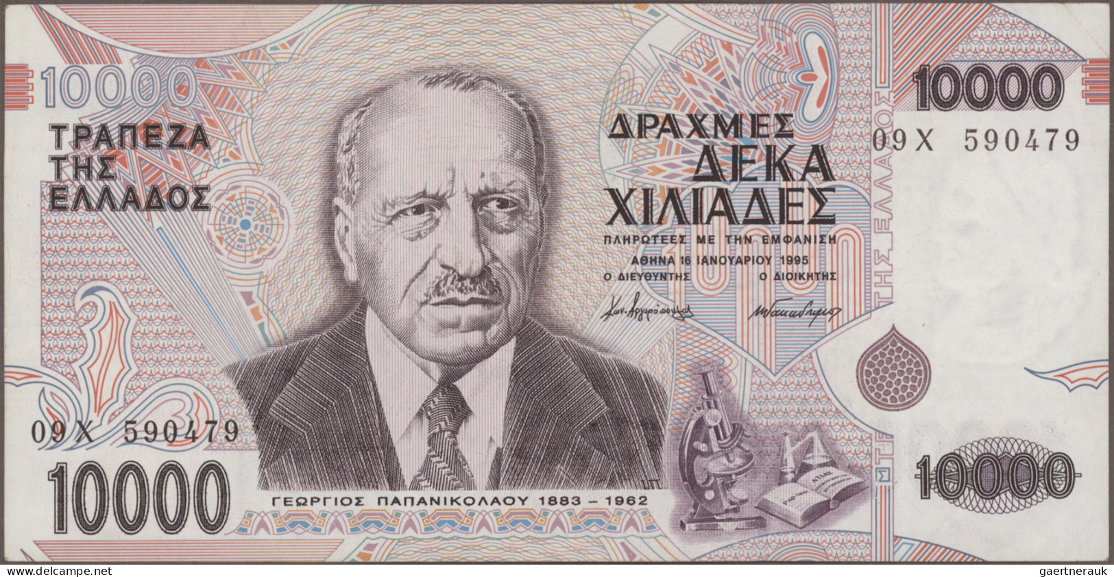 Greece: Bank Of Greece, Lot With 13 Banknotes, 50 – 10.000 Drachmai 1964-1997, P - Griekenland