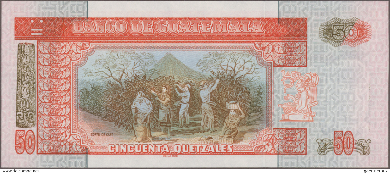 Guatemala: Banco De Guatemala, Huge Lot With 28 Banknotes, Series 1942-2012, Com - Guatemala