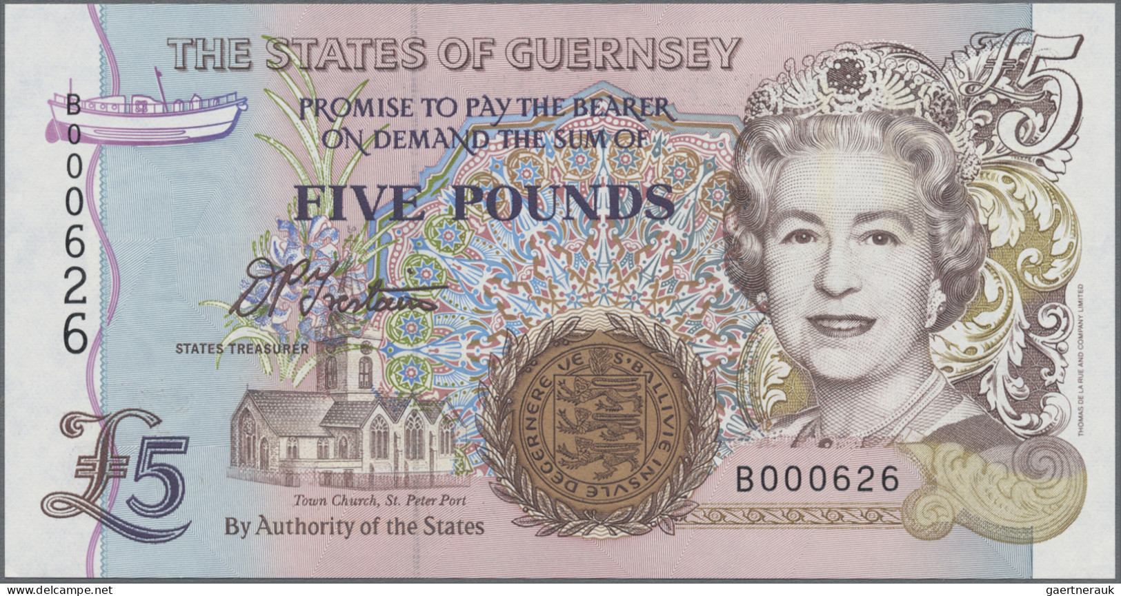 Guernsey: The States Of Guernsey, Set With 4 Banknotes, Series ND(1991-2023), Wi - Other & Unclassified