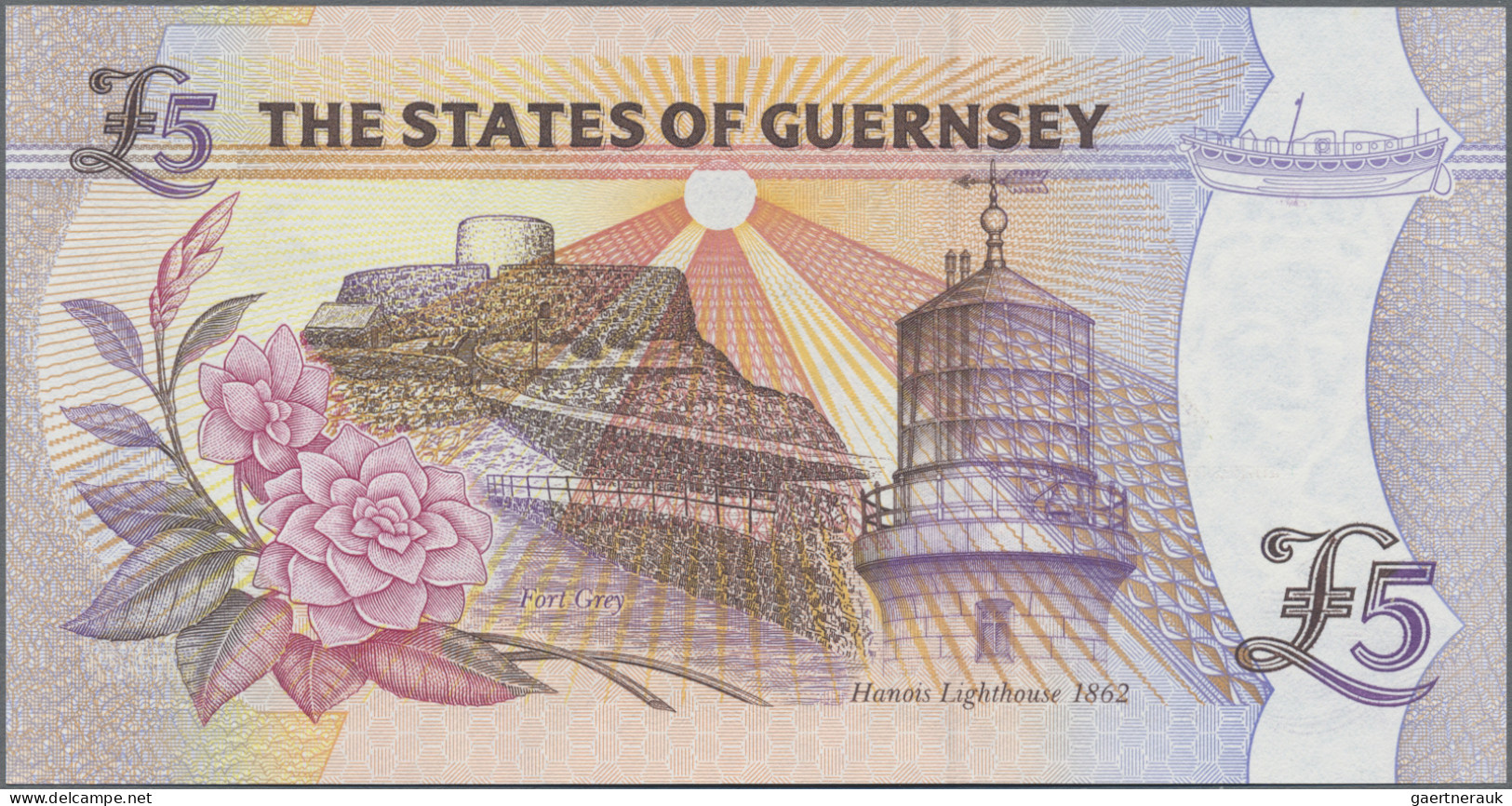 Guernsey: The States Of Guernsey, Set With 4 Banknotes, Series ND(1991-2023), Wi - Other & Unclassified