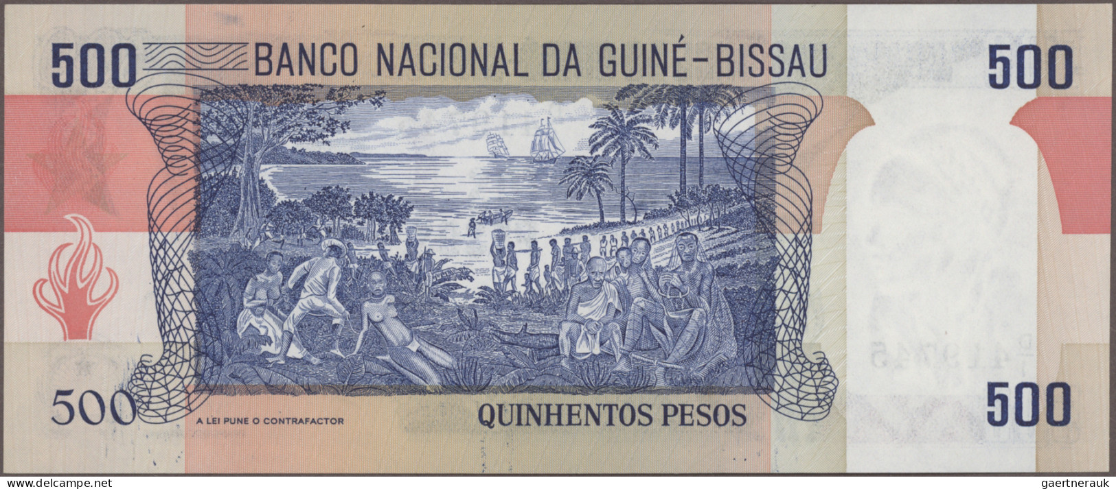 Guinea Bissau: Banco Nacional Da Guiné-Bissau, Lot With 9 Banknotes, Series 1978 - Guinea-Bissau