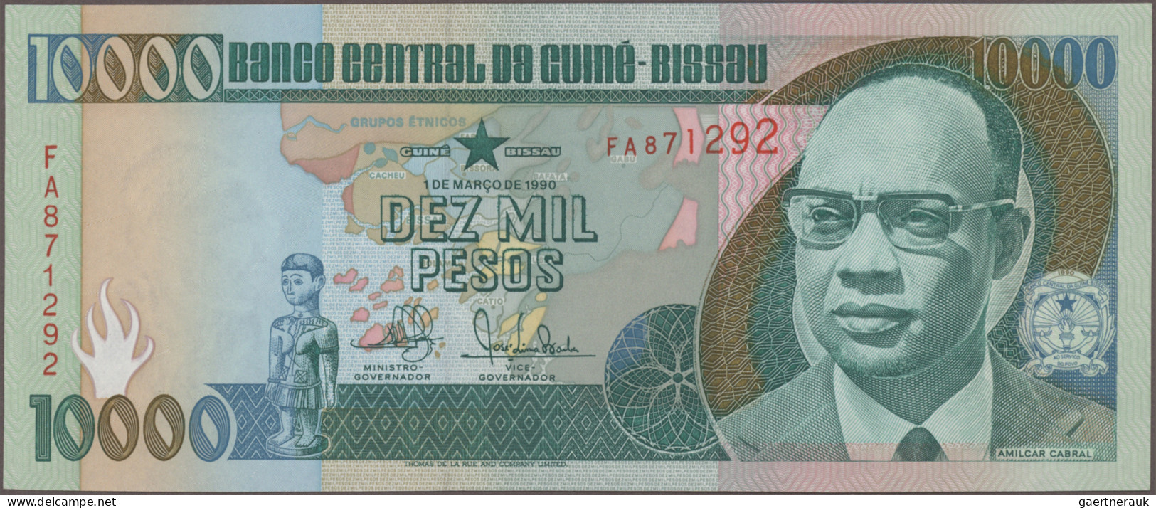 Guinea Bissau: Banco Nacional Da Guiné-Bissau, Lot With 9 Banknotes, Series 1978 - Guinea-Bissau