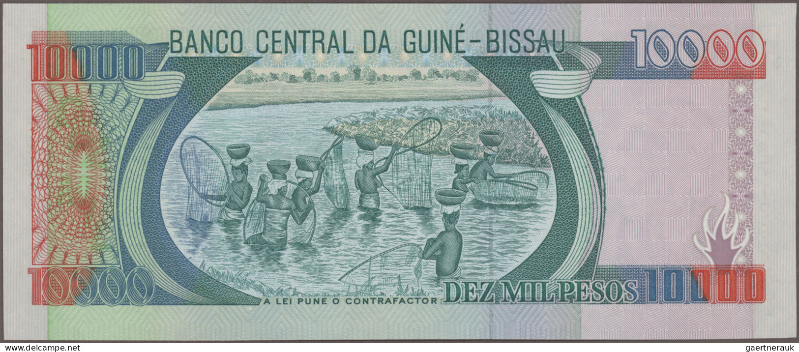 Guinea Bissau: Banco Nacional da Guiné-Bissau, lot with 9 banknotes, series 1978