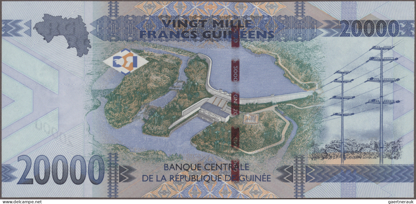 Guinea: Banque De La République De Guinée, Huge Lot With 30 Banknotes, Series 19 - Guinea