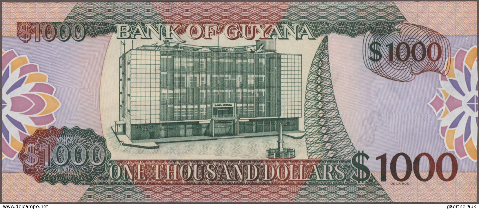 Guyana: Bank Of Guyana, Huge Lot With 17 Banknotes, Series 1983-2016, With 3x 1 - Guyana