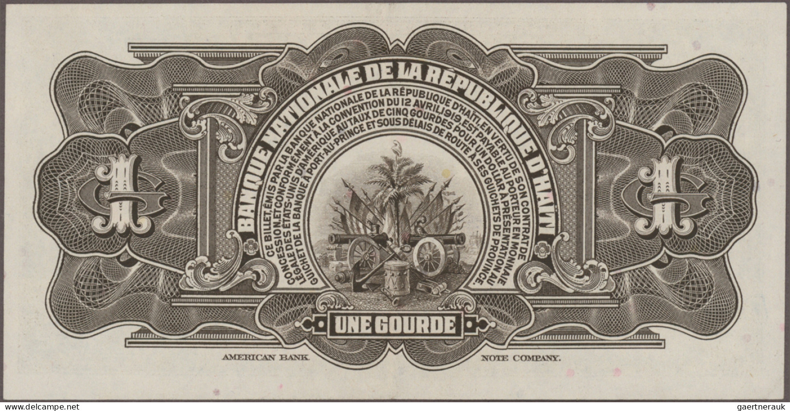 Haiti: Banque Nationale De La République D'Haïti, Lot With 8 Banknotes, Comprisi - Haïti