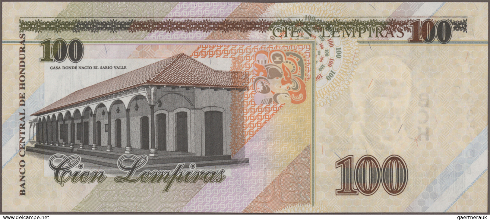 Honduras: Banco Central De Honduras, Huge Lot With 24 Banknotes 1 – 100 Lempiras - Honduras