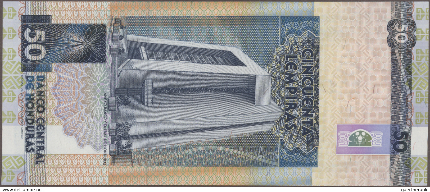Honduras: Banco Central De Honduras, Huge Lot With 24 Banknotes 1 – 100 Lempiras - Honduras