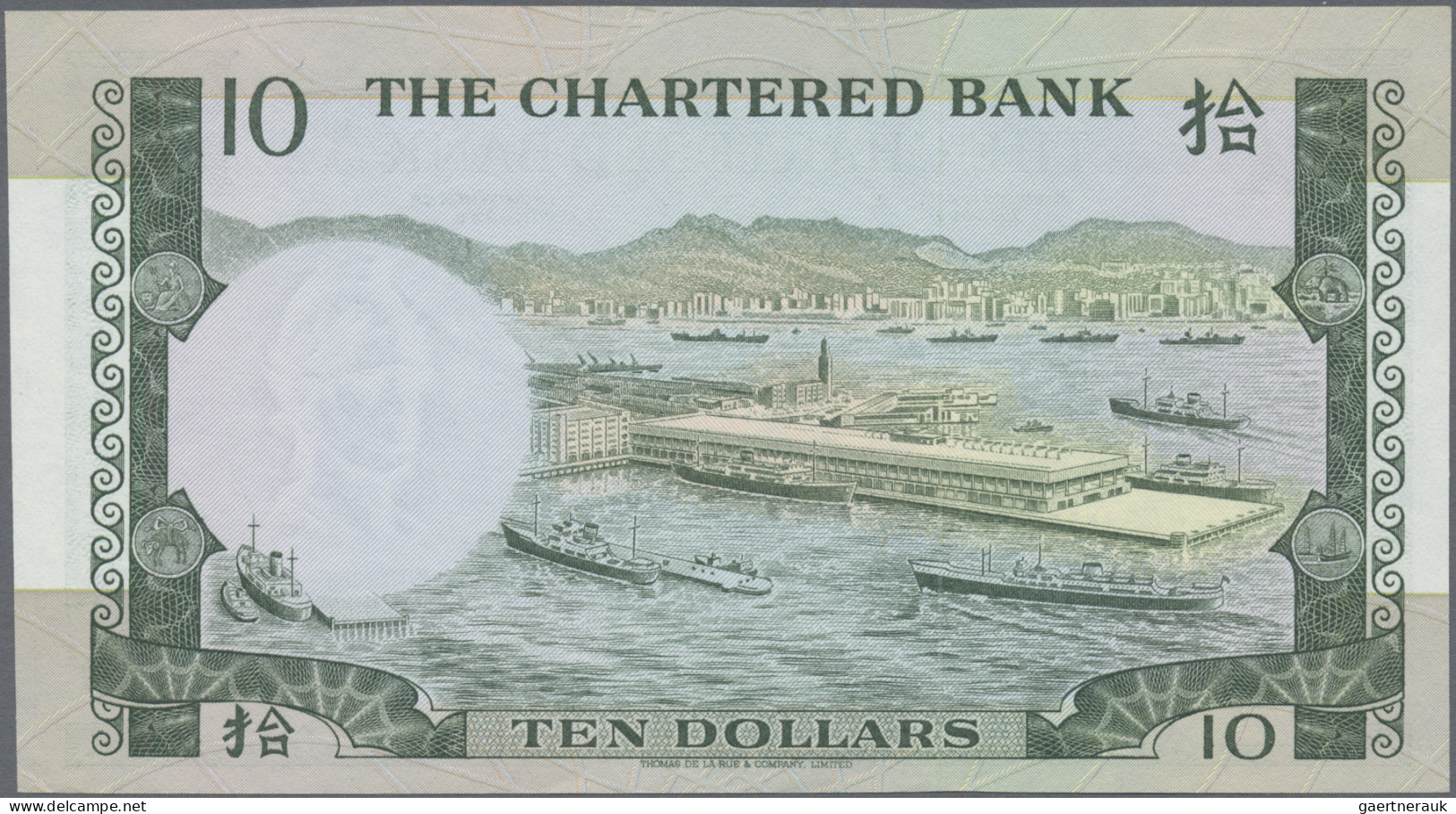 Hong Kong: The Chartered Bank Of Hong Kong, Set With 3 Banknotes, Comprising 10 - Hong Kong