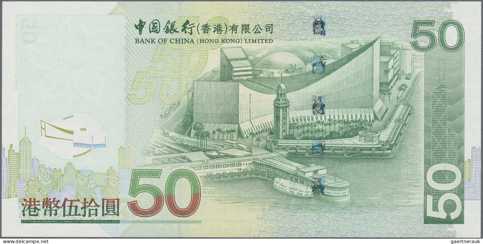 Hong Kong: Bank Of China, Bank Of China – Hong Kong Limited And Government Of Ho - Hongkong