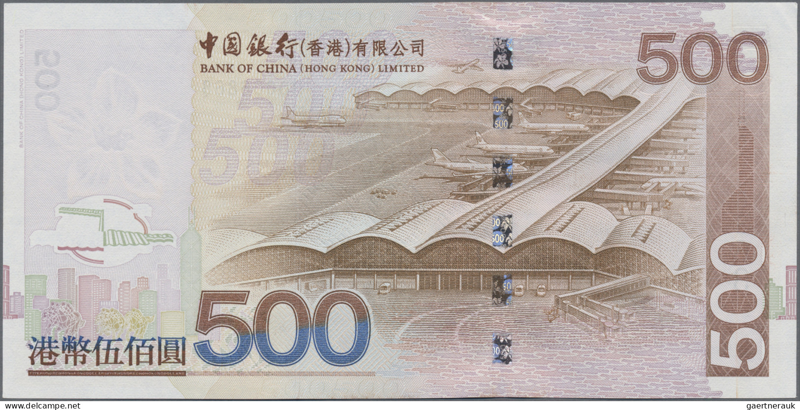 Hong Kong: Bank Of China – Hong Kong Limited, 500 Dollars 1st January 2006, P.33 - Hongkong