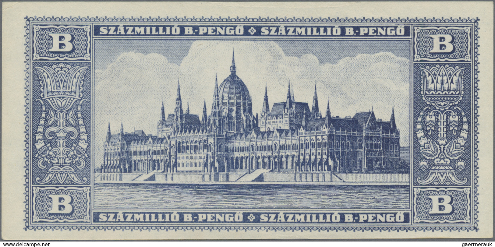 Hungary: Pair With 1 Million And 100 Million B.-Pengö 1946, P.134, 136 In UNC Co - Ungarn