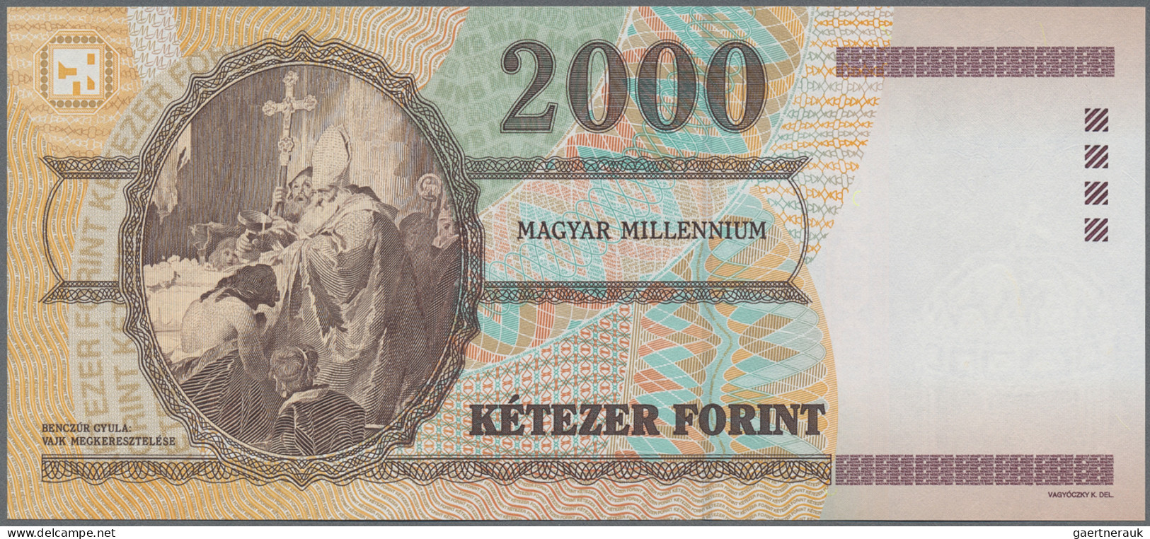 Hungary: Hungary National Bank, Lot With 24 Banknotes, Series 1998-2017, With Ma - Hongrie