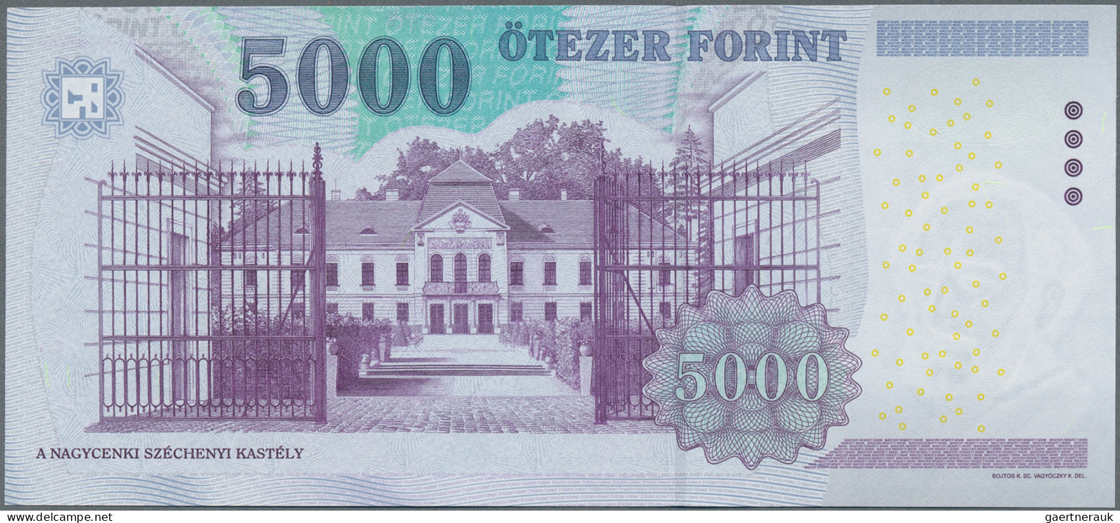 Hungary: Hungary National Bank, Lot With 24 Banknotes, Series 1998-2017, With Ma - Ungarn