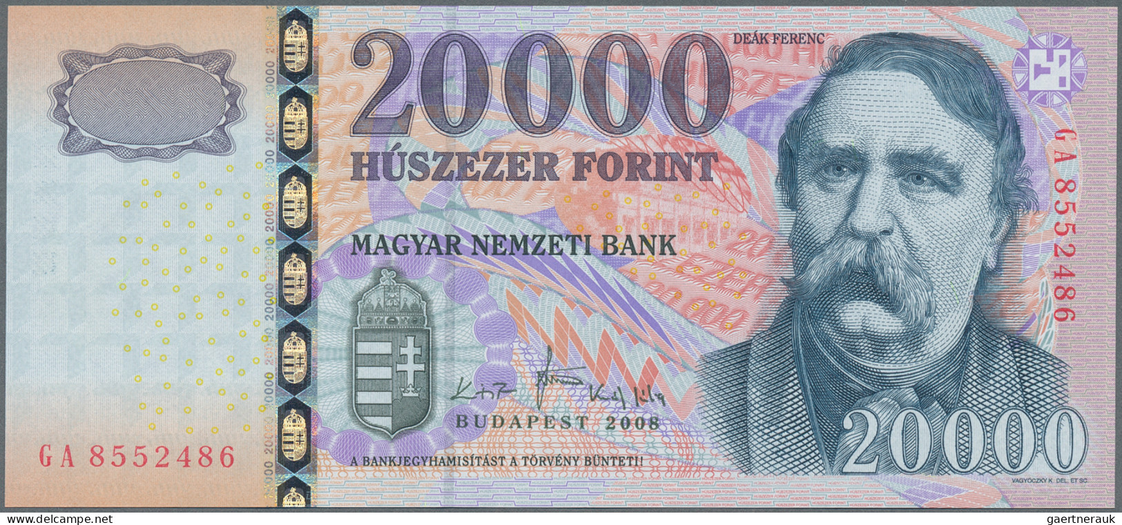 Hungary: Hungary National Bank, Lot With 24 Banknotes, Series 1998-2017, With Ma - Hungary