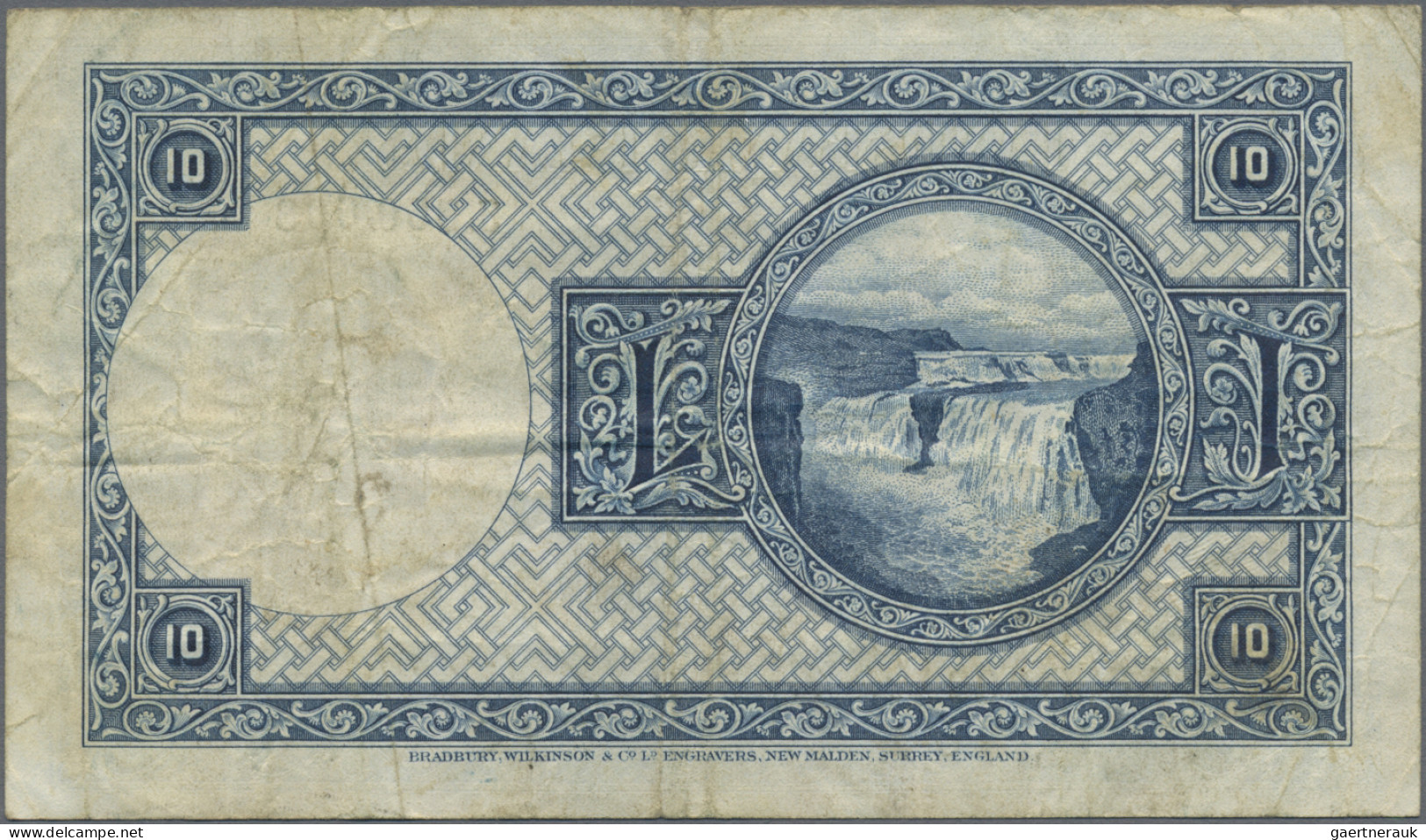 Iceland: Treasury Of Iceland And Landsbanki Íslands, Set With 3 Banknotes, With - Island