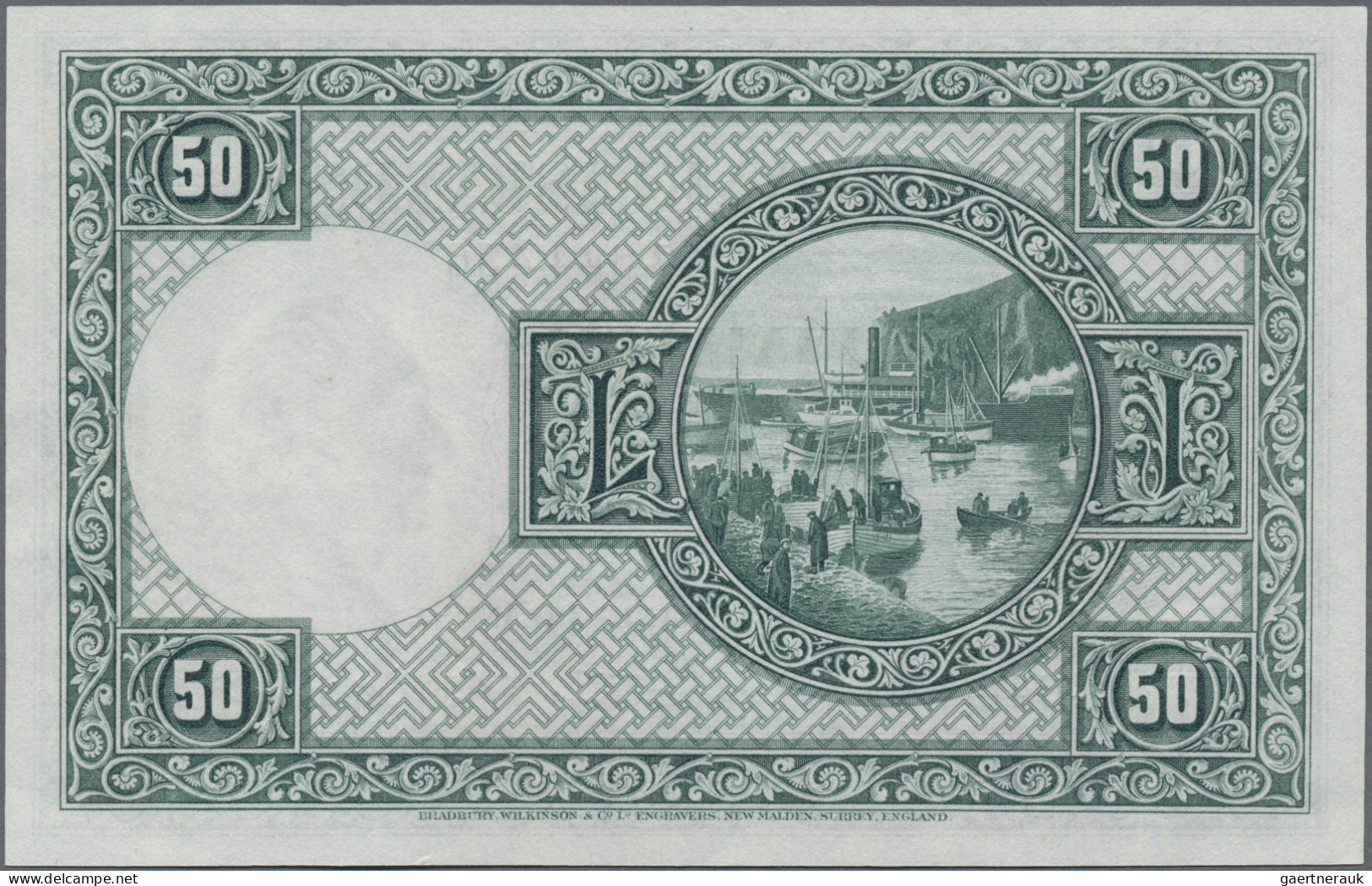 Iceland: Treasury and State Bank of Iceland, lot with 4 banknotes, series 1941,