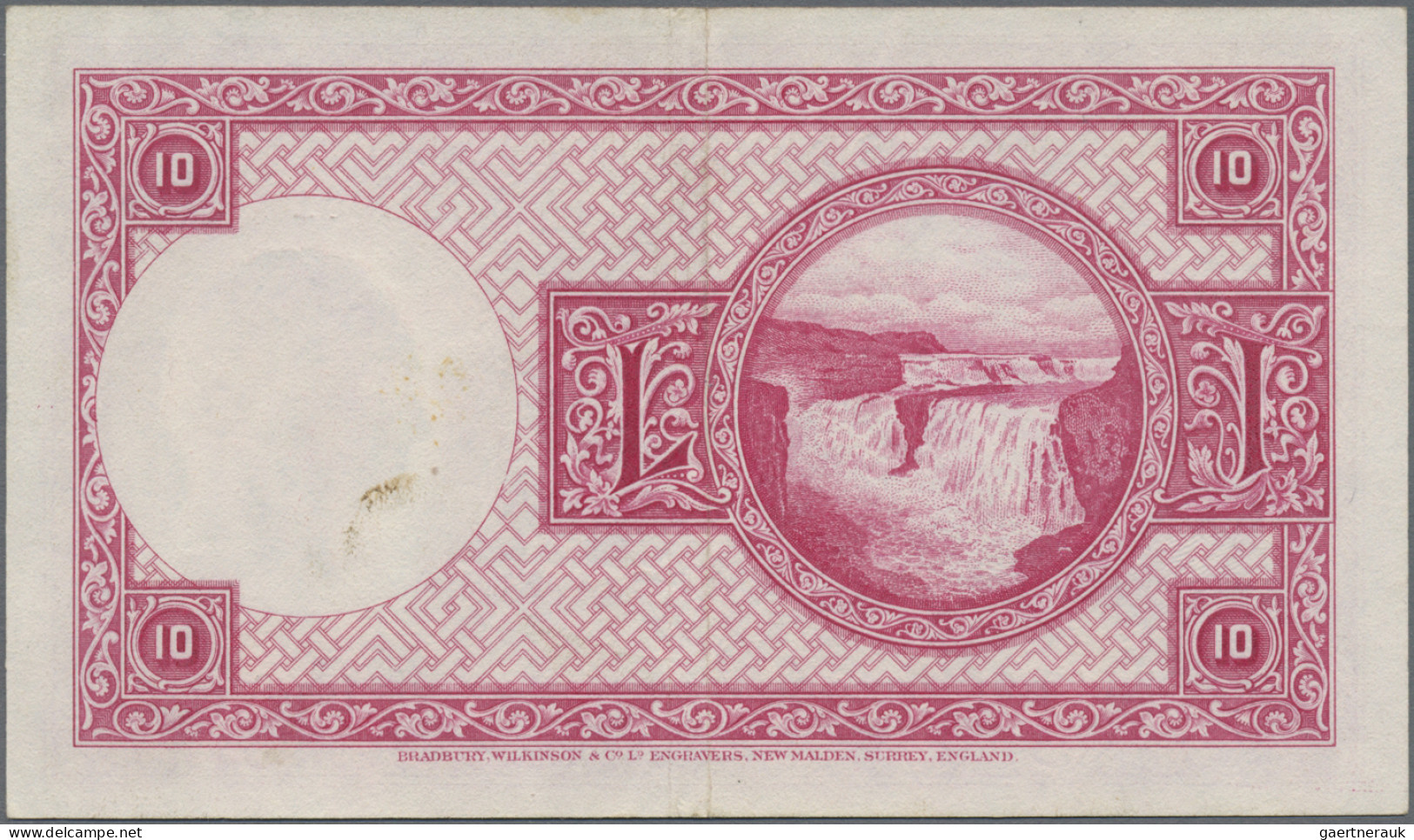Iceland: Landsbanki Íslands, set with 7 banknotes, series L.15.04.1928, with 2x