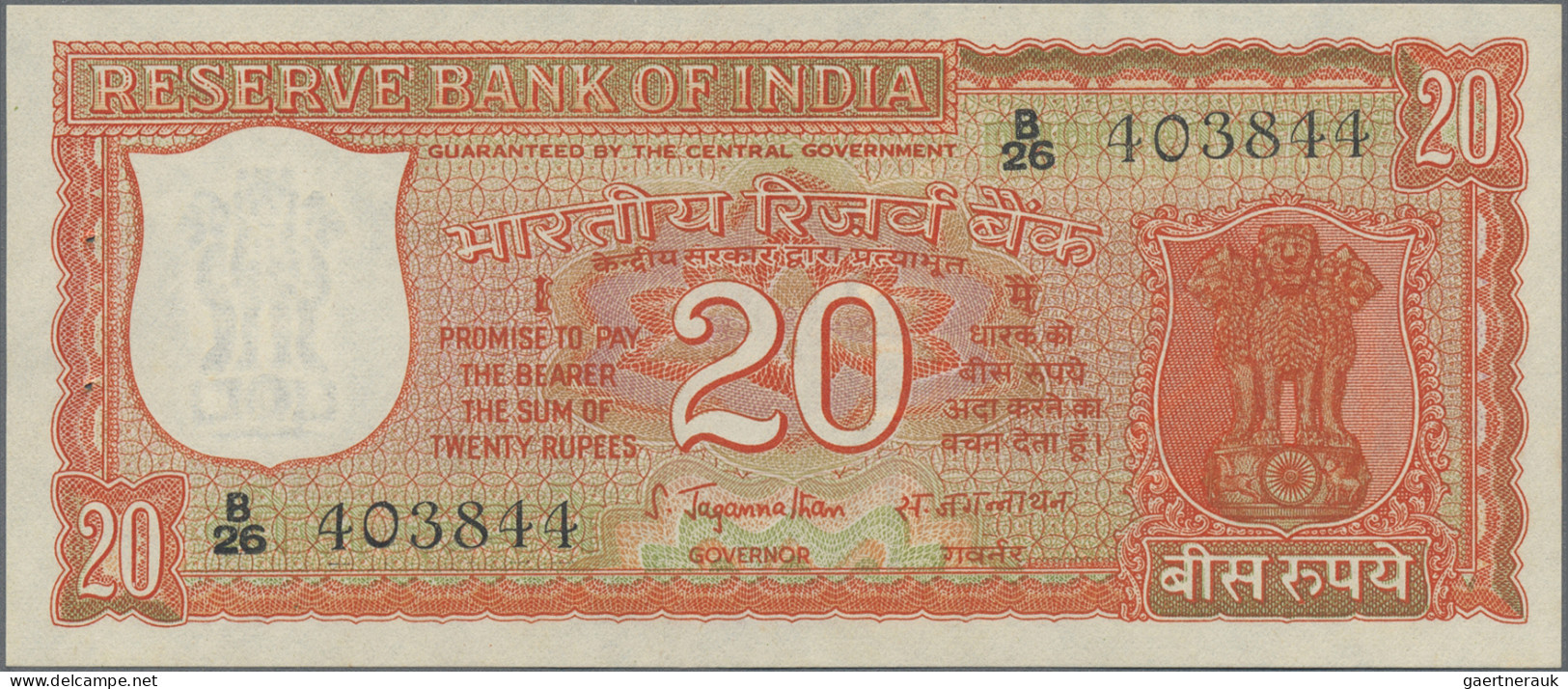 India: Reserve Bank Of India, Lot With 15 Banknotes, Series 1967-1987, With 2x 5 - India