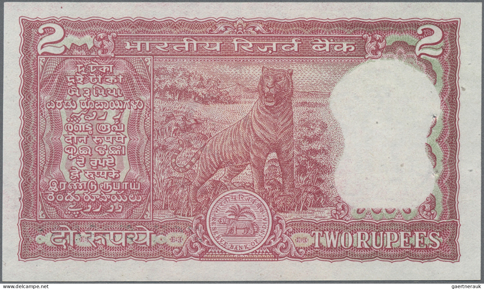 India: Reserve Bank Of India, Huge Lot With 16 Banknotes, Series 1950-1990, Comp - India