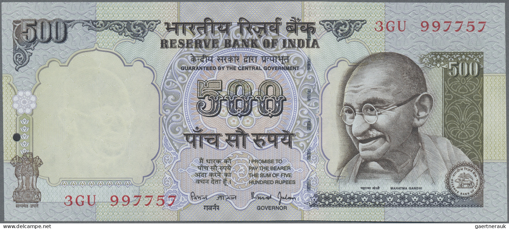 India: Government And Reserve Bank Of India, Giant Lot With 45 Banknotes 1-1.000 - India