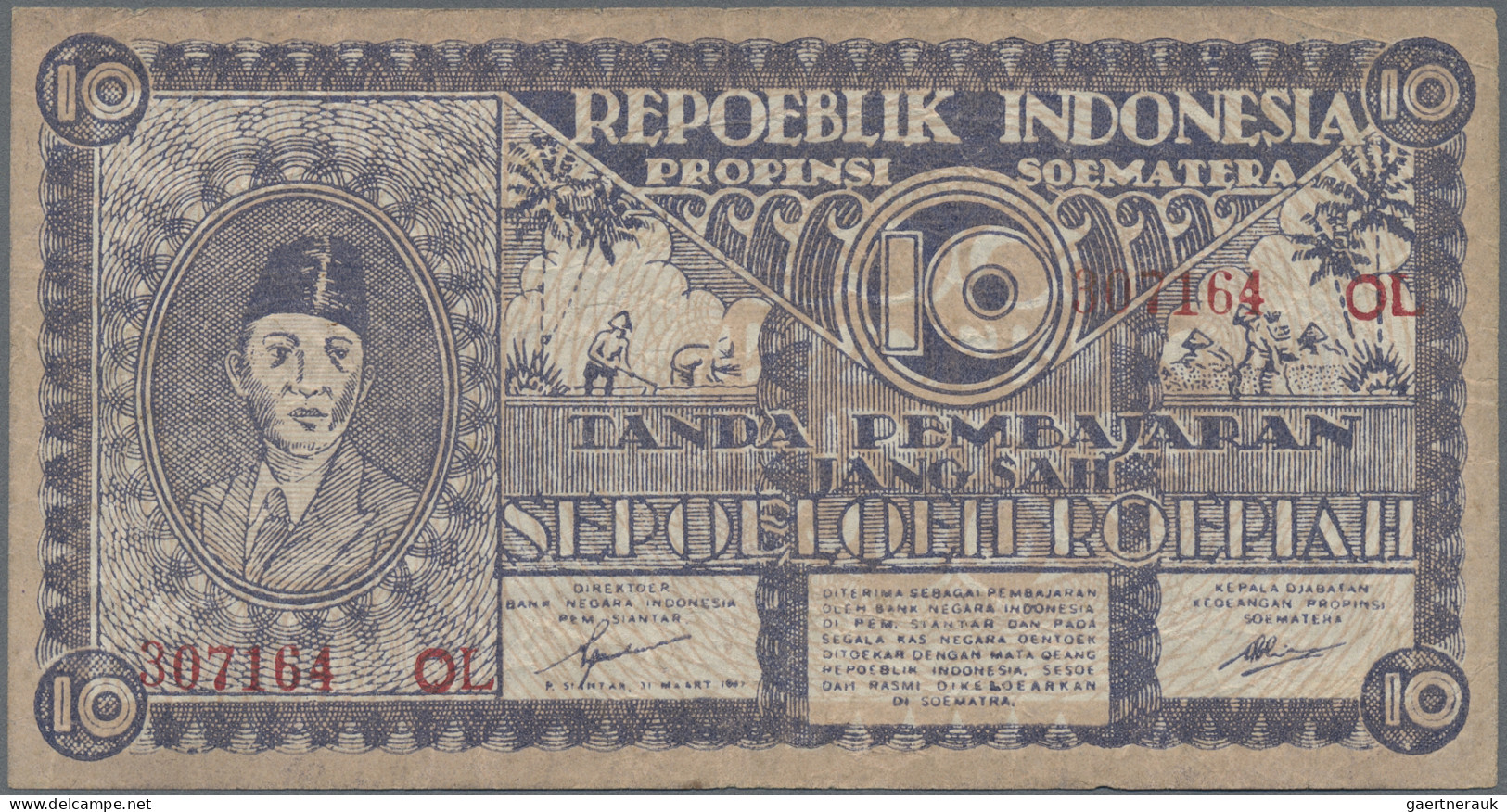 Indonesia: Republic Indonesia – Local & Rebellious Issues, Lot With 20 Banknotes - Indonésie