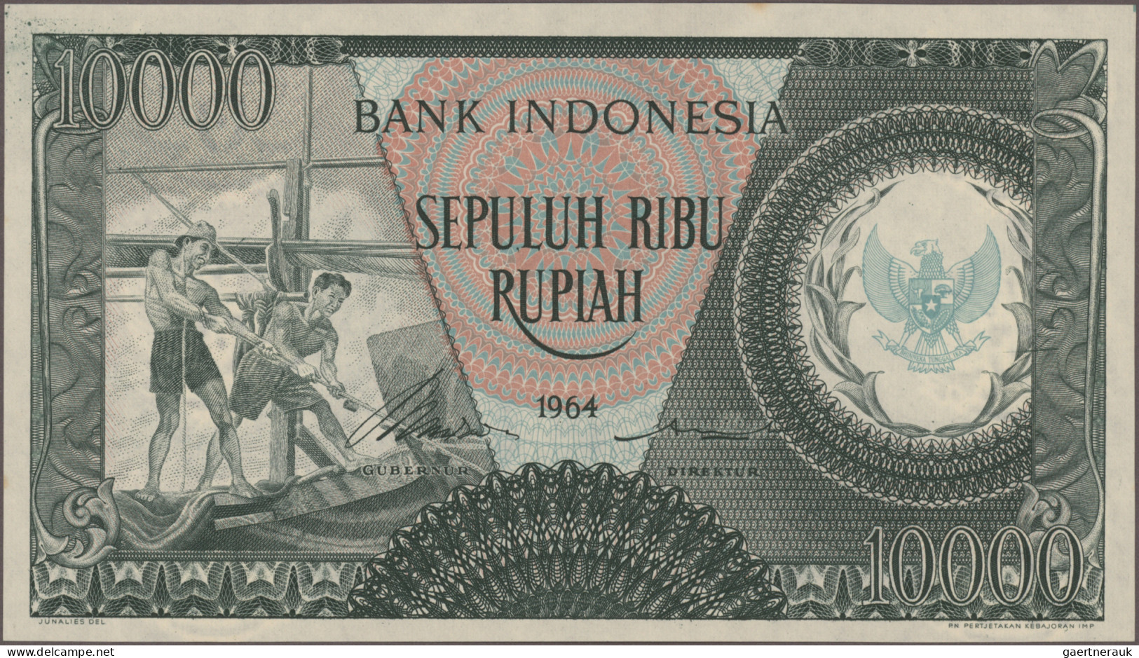 Indonesia: Bank Indonesia, Giant Lot With 71 Banknotes 1 Sen – 100.000 Rupiah, S - Indonesia