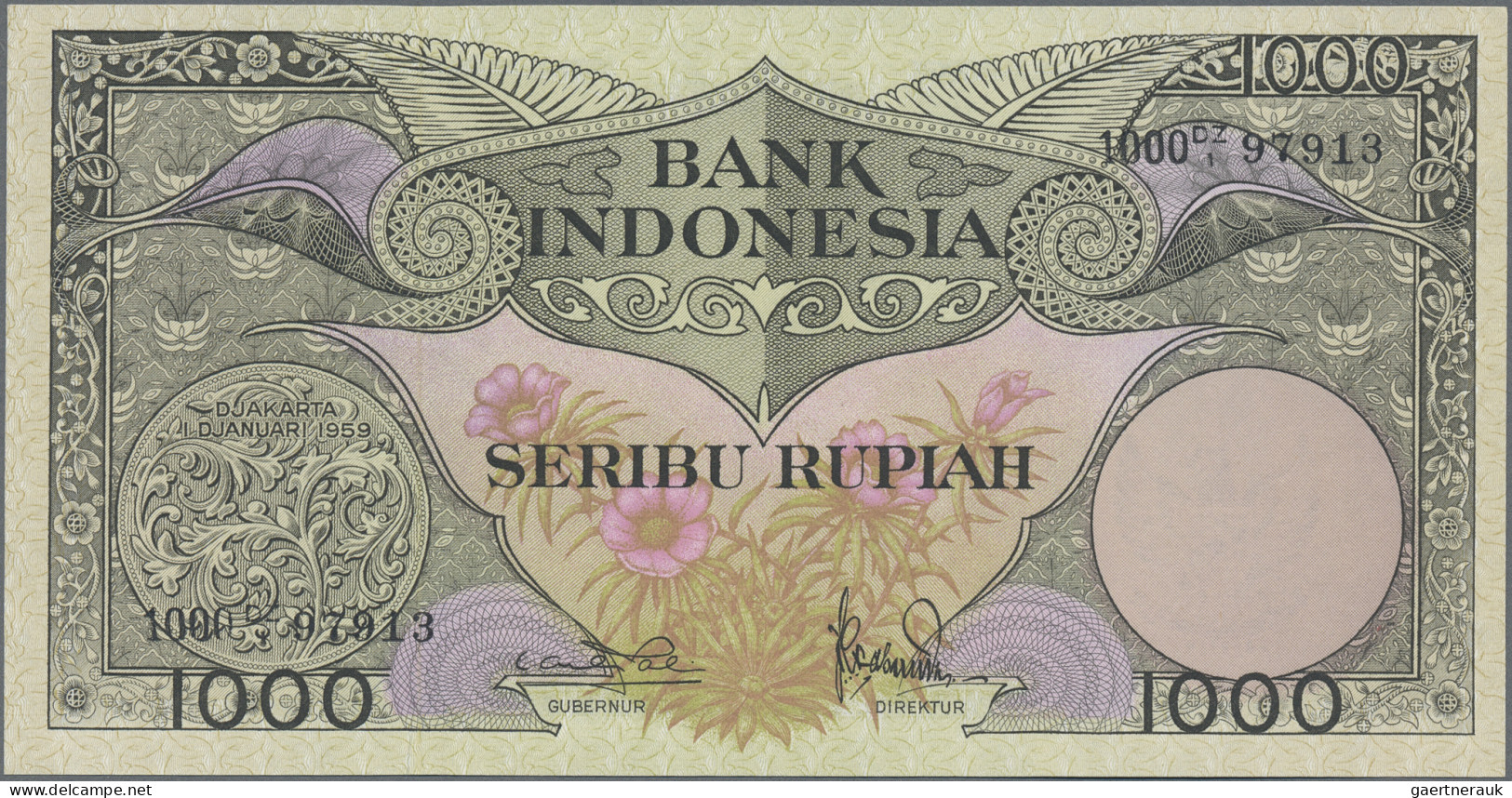 Indonesia: Republic Indonesia, Lot With 14 Banknotes 5 – 1.000 Rupiah, Series 19 - Indonésie