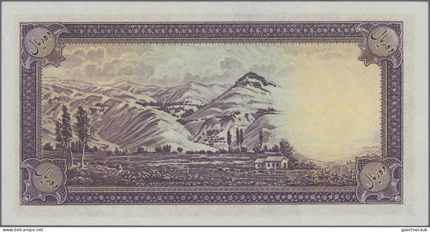 Iran: Bank Melli Iran, Set With 5 Banknotes, Series ND(1944), With 5 Rials (P.39 - Irán