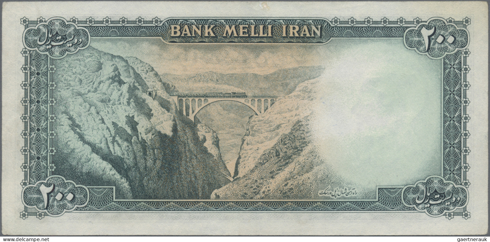 Iran: Bank Melli Iran, lot with 7 banknotes, series ND(1948-51), with 10 Rials (