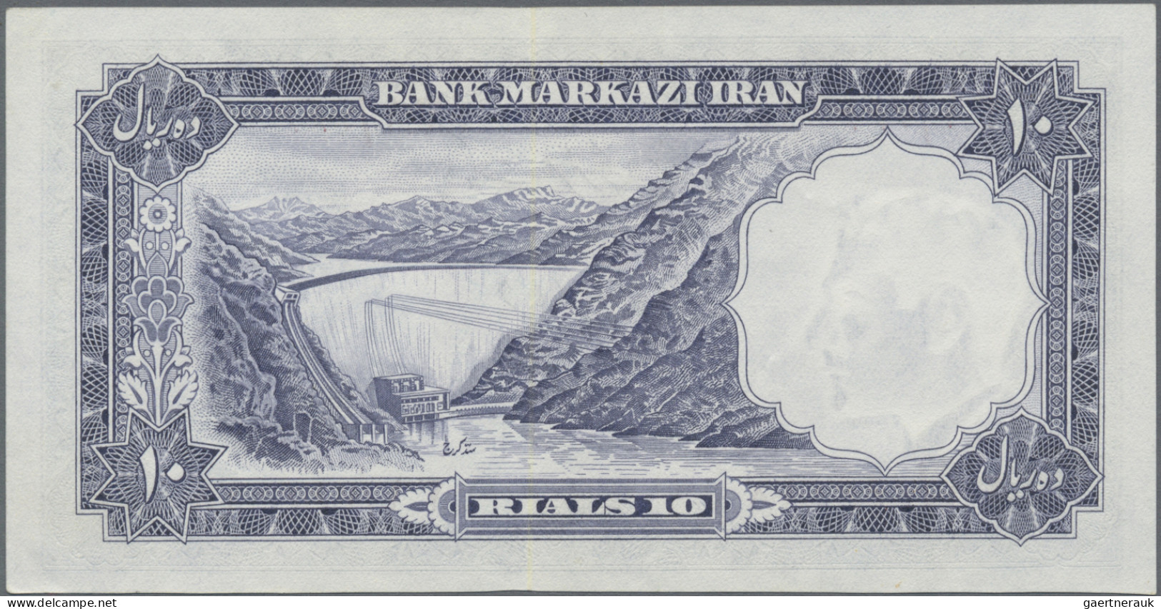 Iran: Bank Markazi Iran, Lot With 6 Banknotes, Series ND(1961, 1962), With 2x 10 - Irán