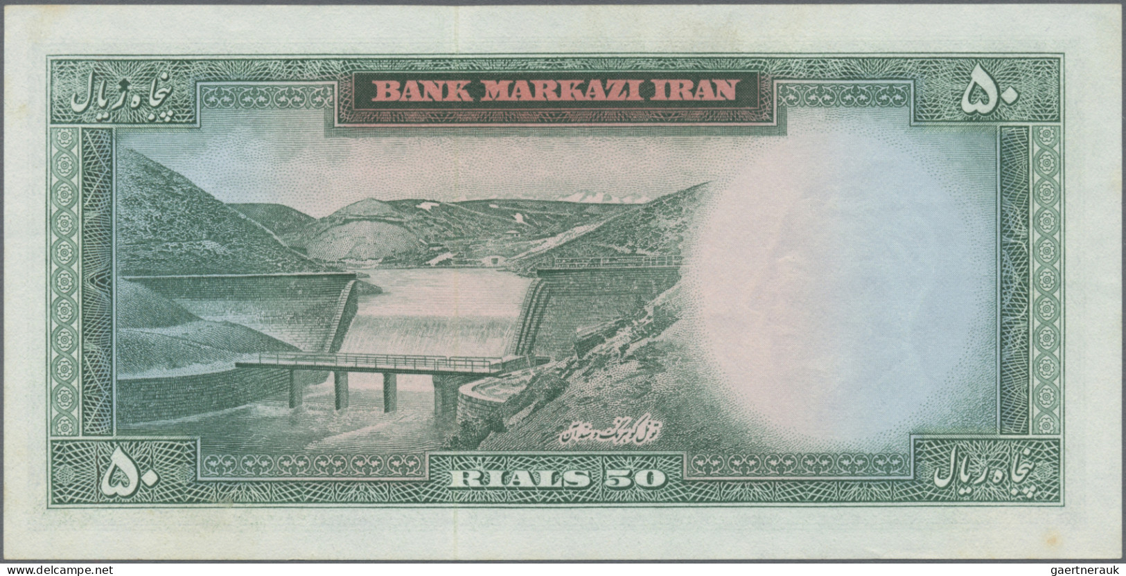 Iran: Bank Markazi Iran, lot with 6 banknotes, series ND(1961, 1962), with 2x 10