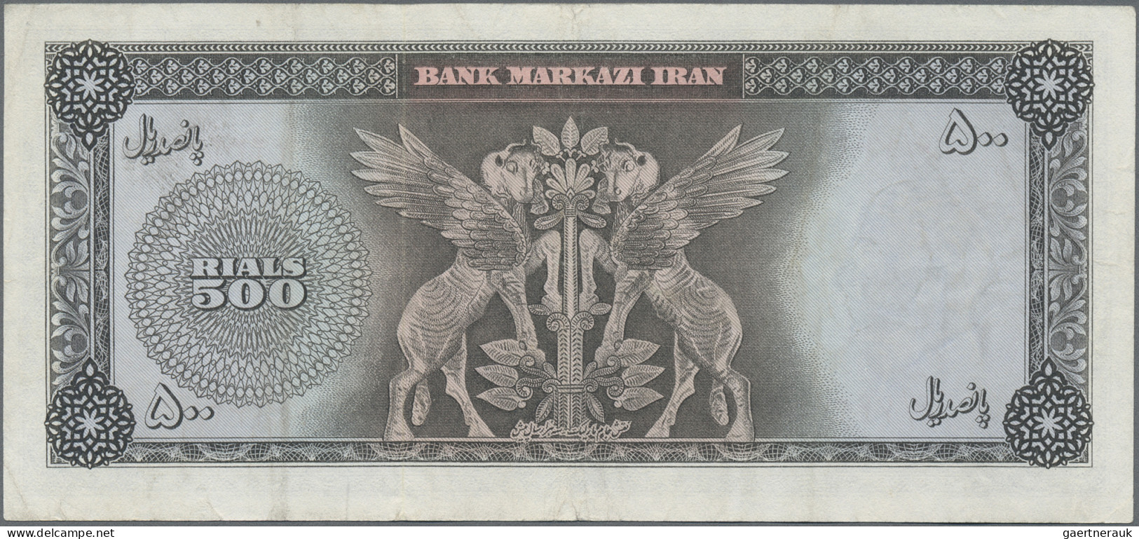 Iran: Bank Markazi Iran, Lot With 8 Banknotes, Series ND(1963-1965), With 50, 10 - Irán
