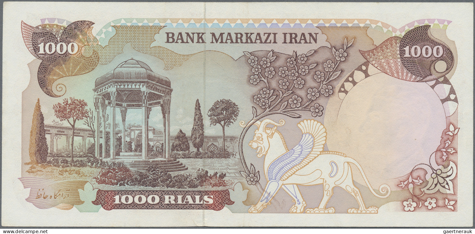 Iran: Bank Markazi Iran, Lot With 21 Banknotes, Series ND(1971-1977), With 2x 50 - Irán