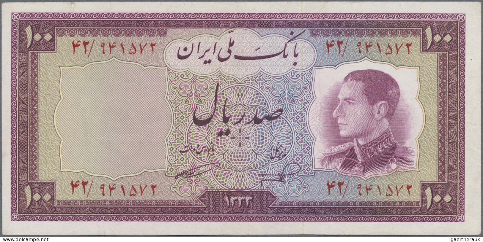 Iran: Bank Melli Iran, Huge Lot With 16 Banknotes Series 1951-1958, Comprising 1 - Irán