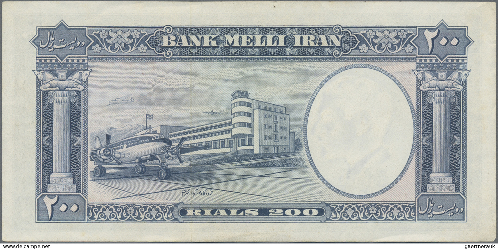 Iran: Bank Melli Iran, Huge Lot With 16 Banknotes Series 1951-1958, Comprising 1 - Irán