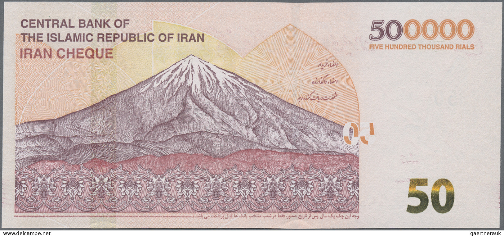 Iran: Central Bank Of The Islamic Republic Of Iran, Giant Lot With 40 Banknotes, - Irán