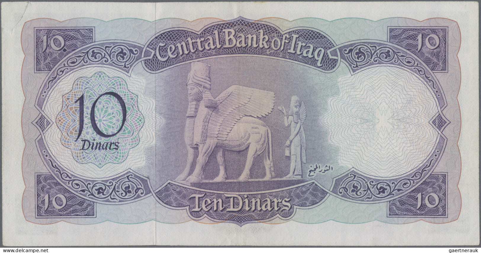 Iraq: Central Bank Of Iraq, Pair With 5 And 10 Dinars ND(1971), P.59 (aUNC) And - Iraq