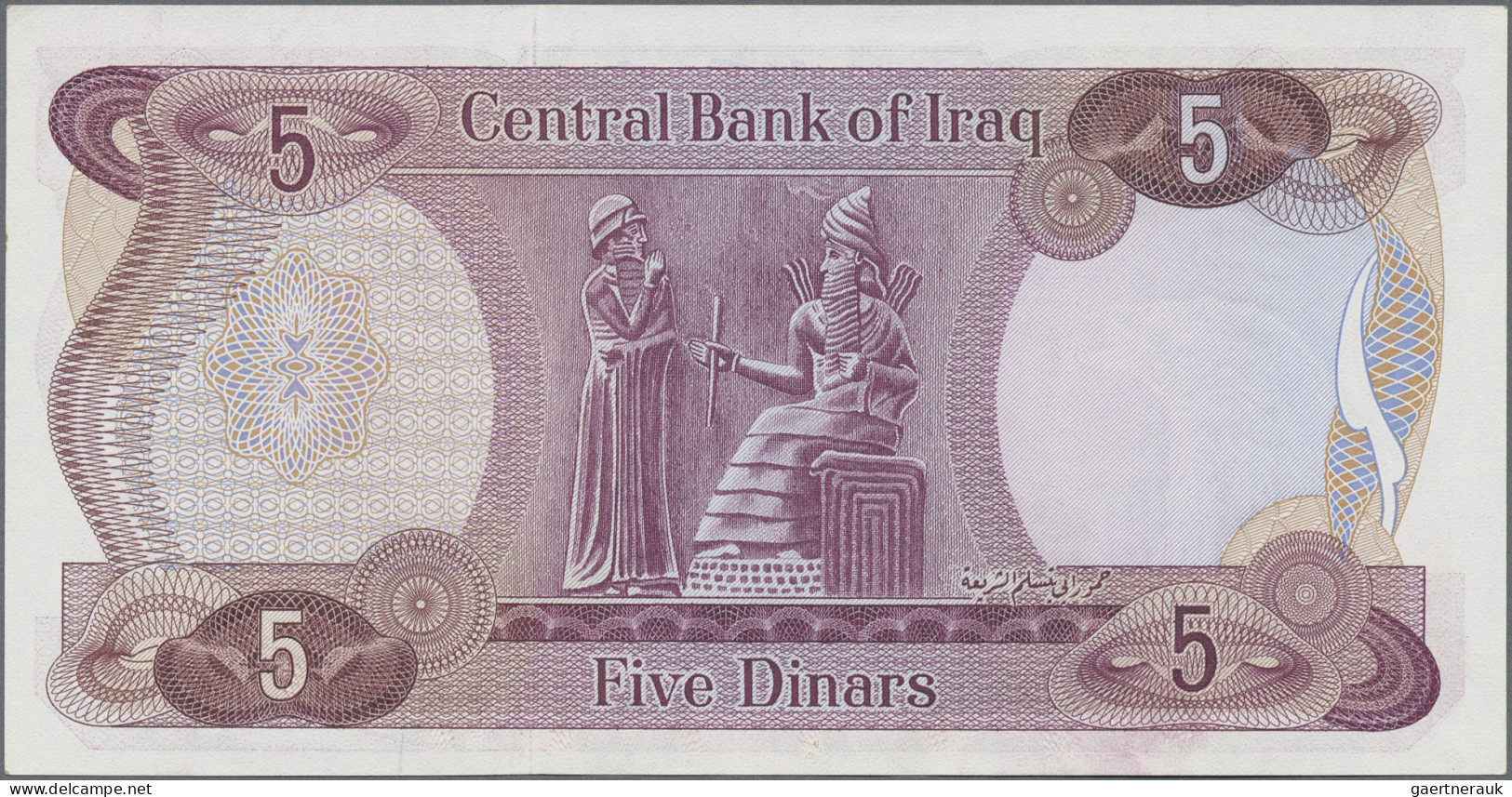 Iraq: Central Bank Of Iraq, Huge Lot With 34 Banknotes, Series 1973-2014, ¼ Dina - Irak