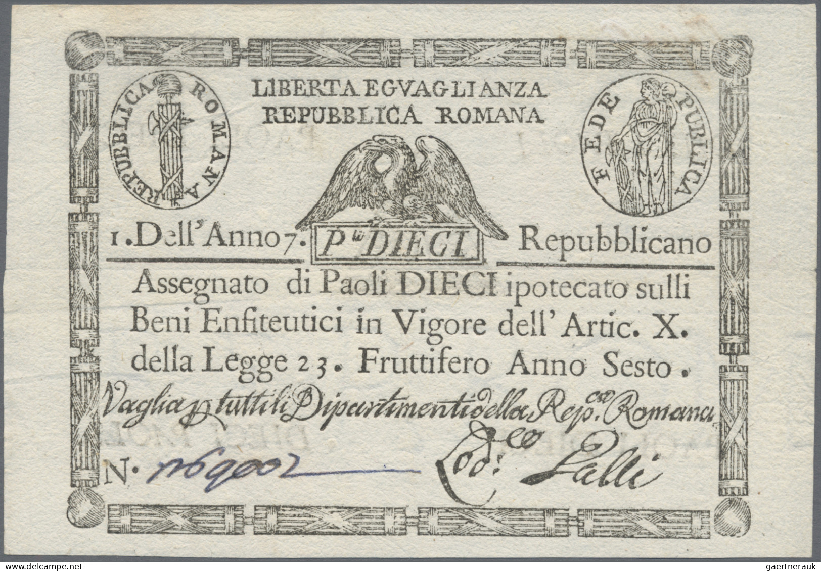 Italy: Lot With 4 Banknotes Local And Regional Issues, Comprising KINGDOM OF SAR - Sonstige & Ohne Zuordnung