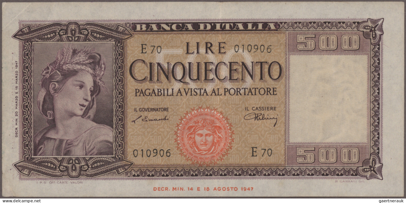 Italy: Banca D'Italia, Giant Lot With 66 Banknotes, Series 1966-1997 With A Lot - Sonstige & Ohne Zuordnung