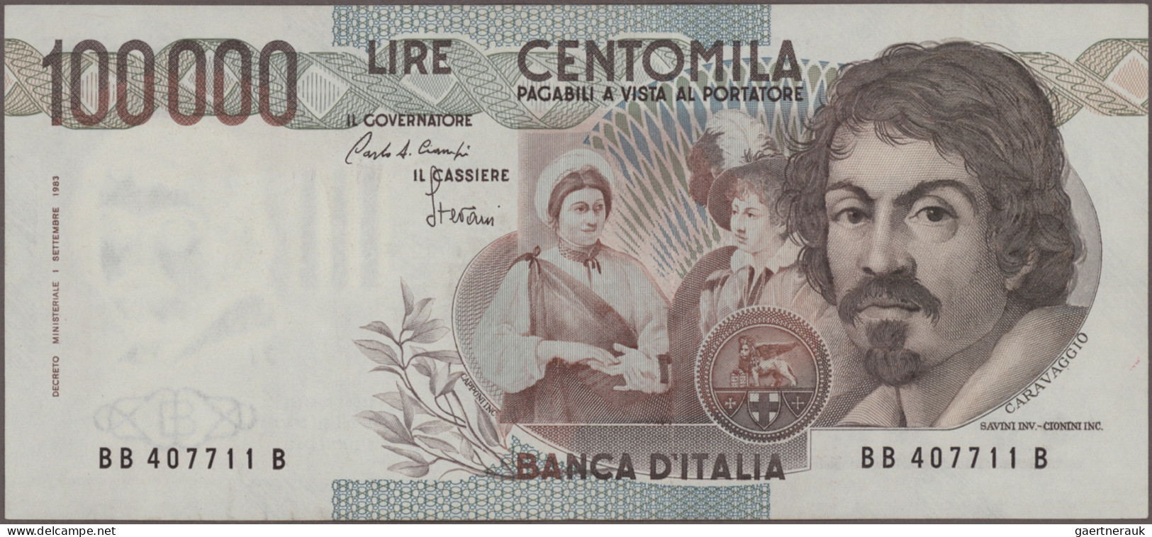 Italy: Banca D'Italia, Giant Lot With 66 Banknotes, Series 1966-1997 With A Lot - Autres & Non Classés