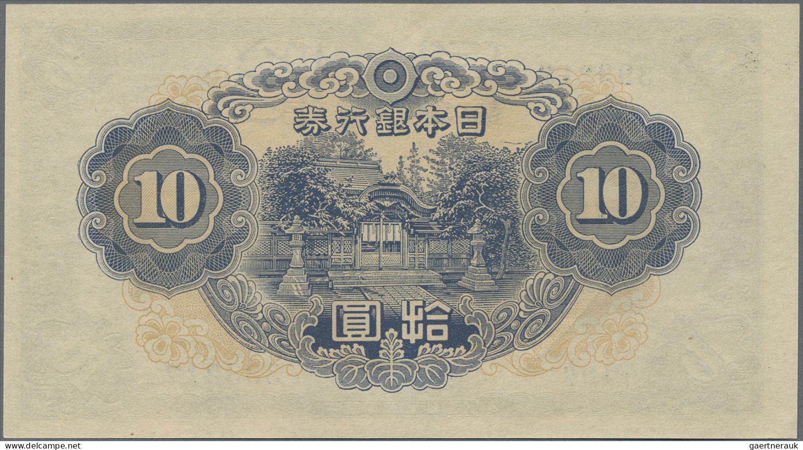 Japan: Bank Of Japan, Lot With 7 Banknotes, Series ND(1943-45), With 1, 5 And 10 - Japan