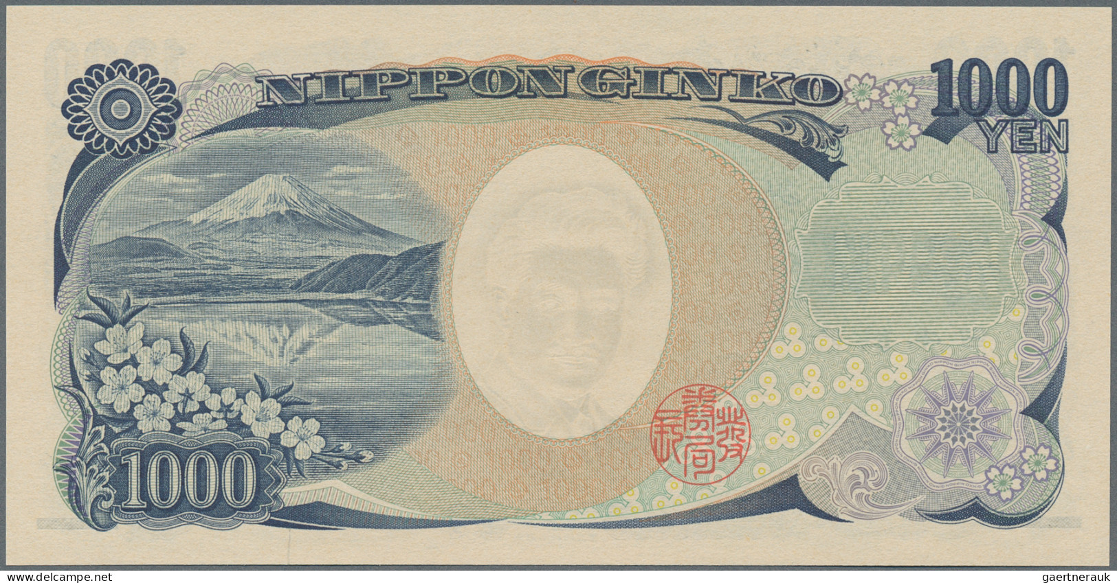 Japan: Bank Of Japan, Lot With 8 Banknotes, Series 1969-2004, With 500, 5x 1.000 - Japón