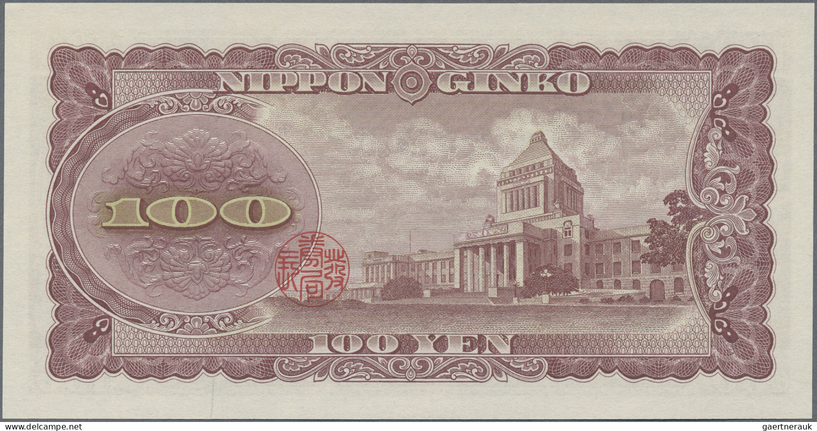 Japan: Bank of Japan, lot with 13 banknotes, series 1945-1955, comprising 50 Sen