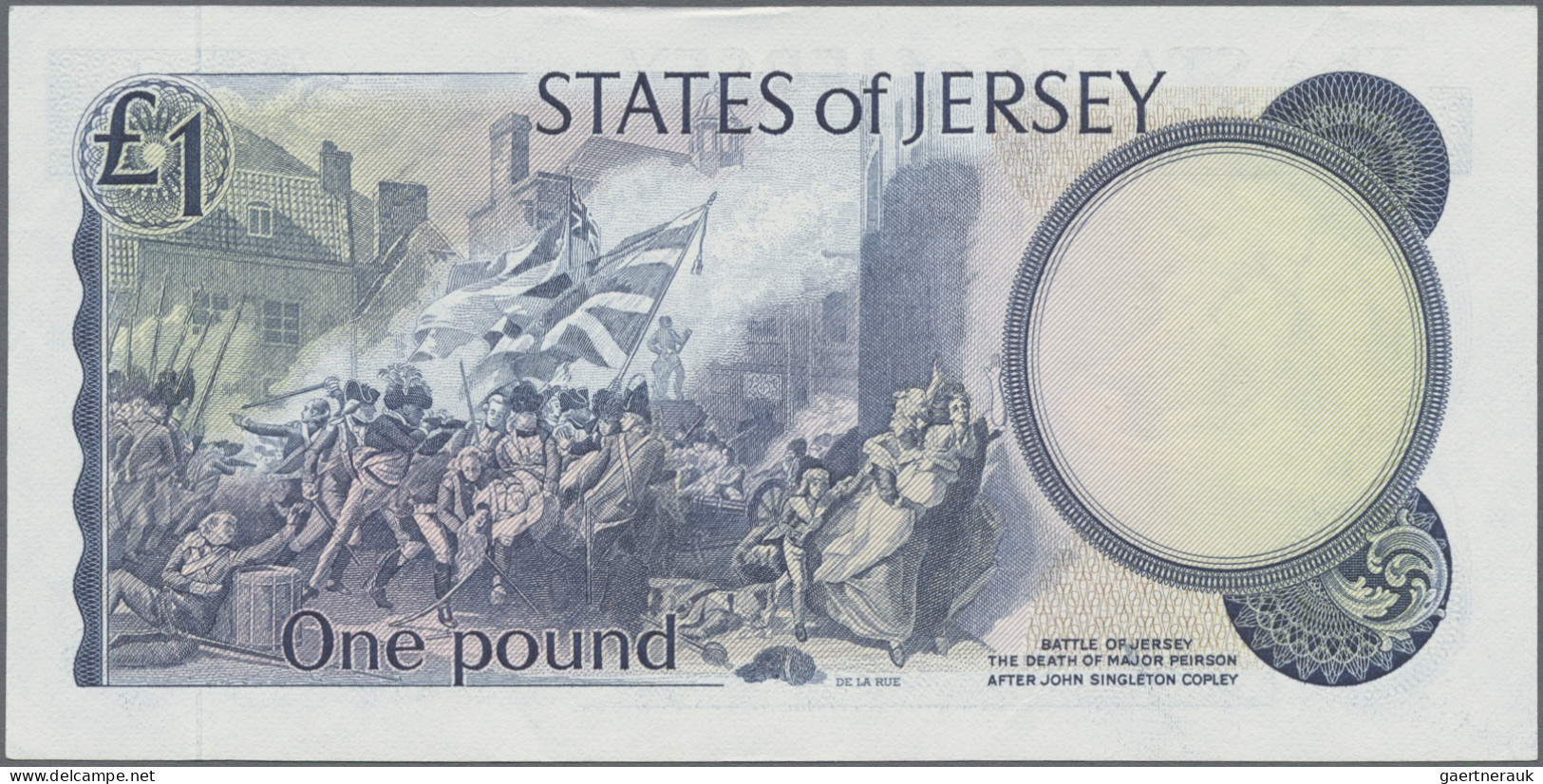 Jersey: The States Of Jersey, Lot With 6 Banknotes, Series 1983/85, With 1 Pound - Other & Unclassified